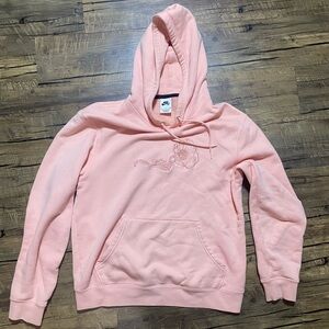 Nike sb pink skate hoodie flower size Small